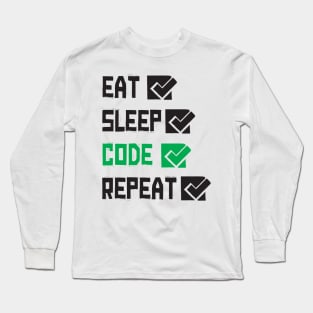 Programming motivational tshirt - coding t-shirt Long Sleeve T-Shirt